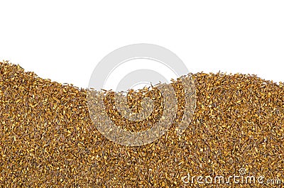 View of Rooibos tea area isolated on white background with place for text Stock Photo