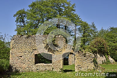 Historic Country House Ruins of East Anglia Stock Photo