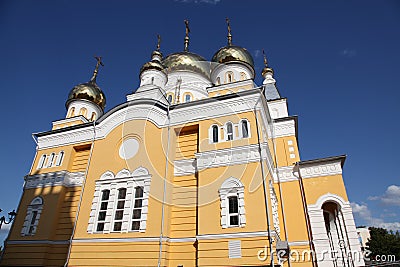 Russia. The Church of Cyril and Methodius in Saransk Editorial Stock Photo