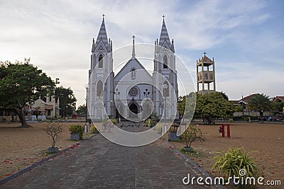 Saint Sebastian catholic church. Negombo, Sri Lanka Stock Photo