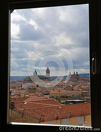 View of Salamanca city, Spain Stock Photo