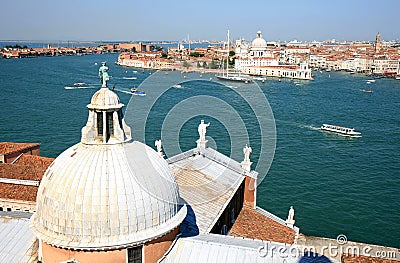 View from San Giorgio Maggiore at Venice, Italy Stock Photo