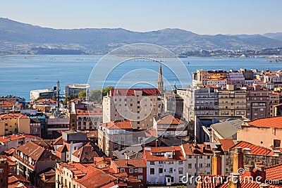 View of Santander, Spain Stock Photo