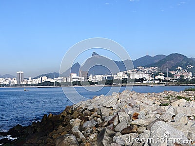 View from Santos Dumont Airport Stock Photo