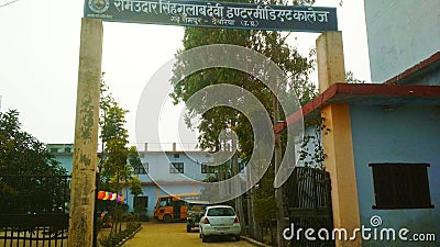 View of school India country Editorial Stock Photo
