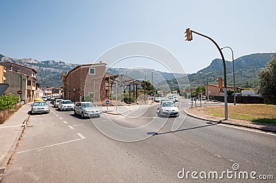 View from the sea of the city, yachts, beach, streets, hotels. Editorial Stock Photo