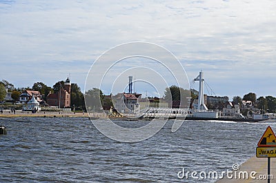 Port of Ustka Stock Photo