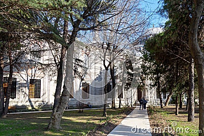 View of Sehzade Mosque, Fatih, Istanbul, Turkey. Editorial Stock Photo