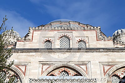 View of Sehzade Mosque, Fatih, Istanbul, Turkey. Editorial Stock Photo
