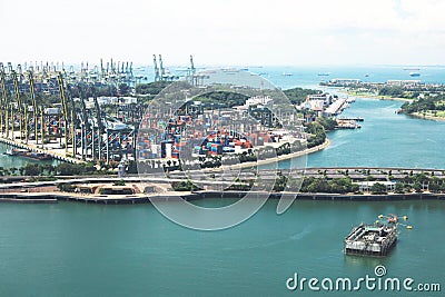 View of Sentosa Island Singapore View of Sentosa Singapore Editorial Stock Photo