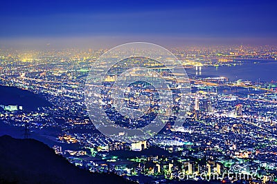 Kansai Skyline Stock Photo