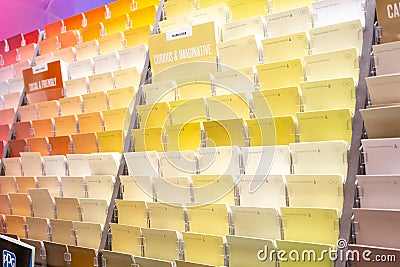 Paint samples Editorial Stock Photo