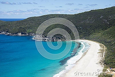 A View of Shelley Beach in West Cape Howe National Park near Albany Stock Photo