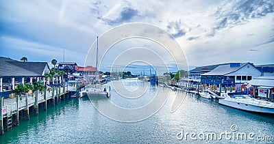 View of shem creek from coleman blvd charleston south carolina Editorial Stock Photo