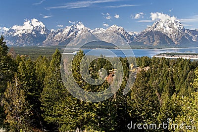 View from Signal Mountain Stock Photo