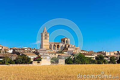 View on Sineu Mallorca Stock Photo