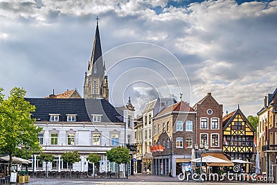 Sittard market square, Netherlands Stock Photo