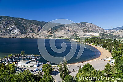 Skaha Lake Penticton Okanagan Valley Stock Photo