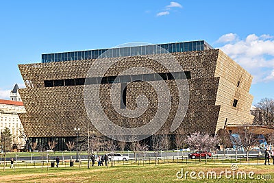 Washington DC, USA. Smithsonian National Museum of African American History and Culture (NMAAHC). Editorial Stock Photo