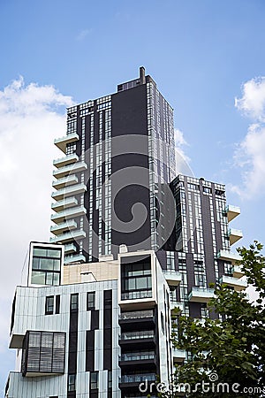 Solaria tower in Milan, Italy Editorial Stock Photo