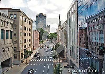 Downtown Raleigh, North Carolina Stock Photo