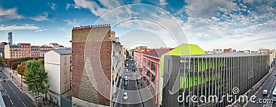 View of some streets of Clichy, near Paris, France Stock Photo