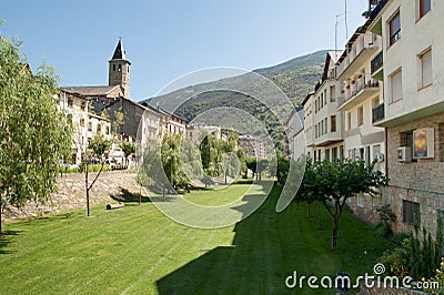 View of Sort in Catalonia Stock Photo