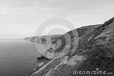 North Devon coastline Stock Photo