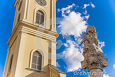 St. Carlo Borromeo church in Pancevo, Serbia Stock Photo