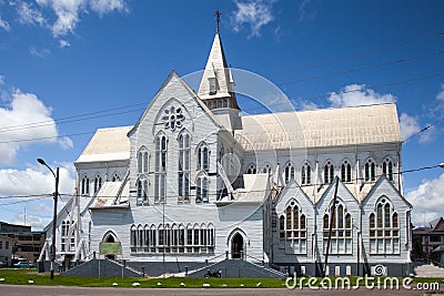 View of St. George`s Cathedral Stock Photo