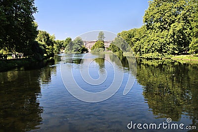 A view of St James Park in London Editorial Stock Photo