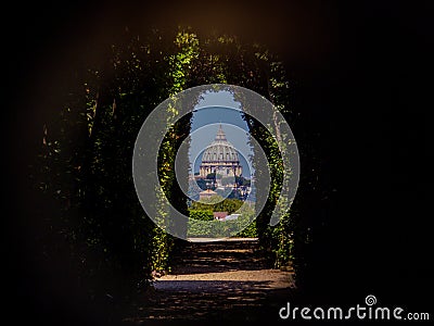 Keyhole, Rome, Italy Stock Photo