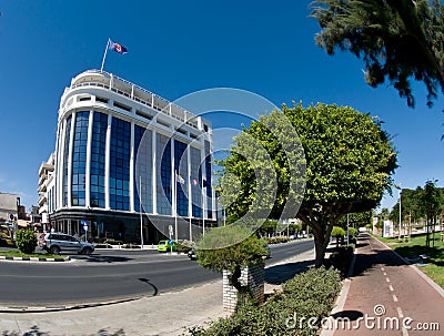 View of street, Limassol, Cyprus Editorial Stock Photo