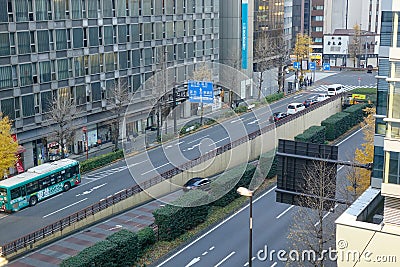 View of street in Ueno district, Tokyo, Japan Editorial Stock Photo