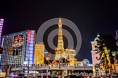 View strip Las Vegas Editorial Stock Photo