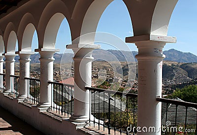 View of Sucre, Bolivia Stock Photo