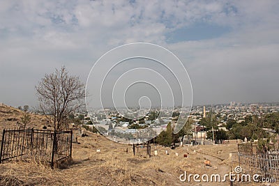 View from Suleiman-Too Stock Photo