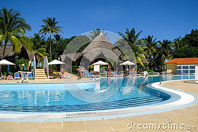 Summer recreation in the Caribbean, Varadero, Cuba. Editorial Stock Photo