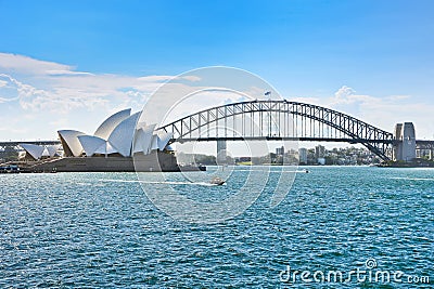 View of Sydney Harbor Editorial Stock Photo