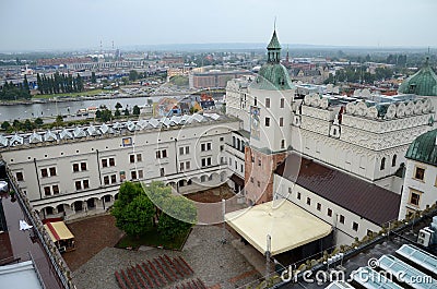 View of the Szczecin in Poland Editorial Stock Photo