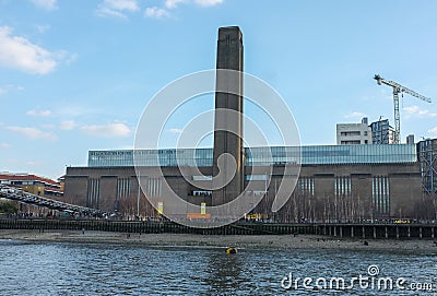 Tate Modern Art Gallery, London Editorial Stock Photo