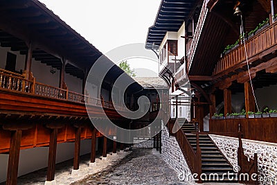 View to Bigorski Monastery St John the Baptist, ,Rostusha, North Macedonia Editorial Stock Photo