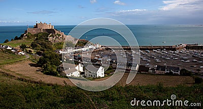 View to Gorey Stock Photo