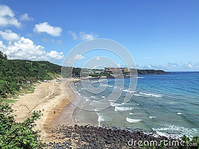 View to Jungmun Beach on Jeju island. South Korea Stock Photo