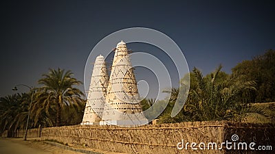 View to Pigeon tower, Siwa oasis, Egypt Editorial Stock Photo