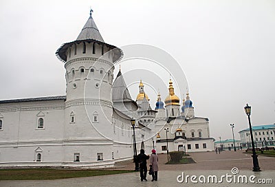 View on Tobolsk kremlin Editorial Stock Photo