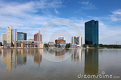 View of the Toledo skyline Stock Photo