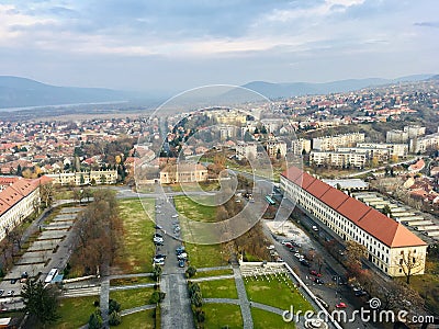 View from the top of the Basilica of Esztergom Stock Photo