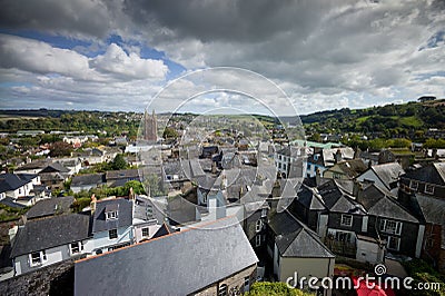 A view of Totnes, Devon Stock Photo