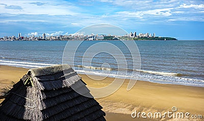 View towards Maputo city Stock Photo